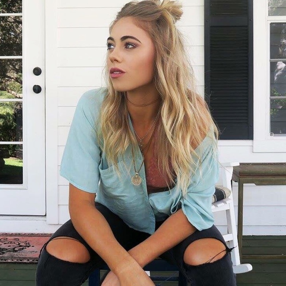 Casual Button Down Tee