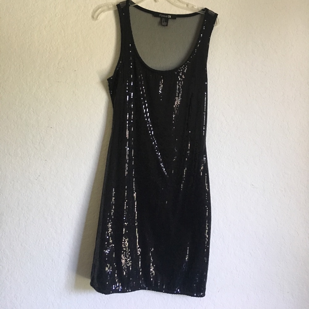 Black cocktail dress