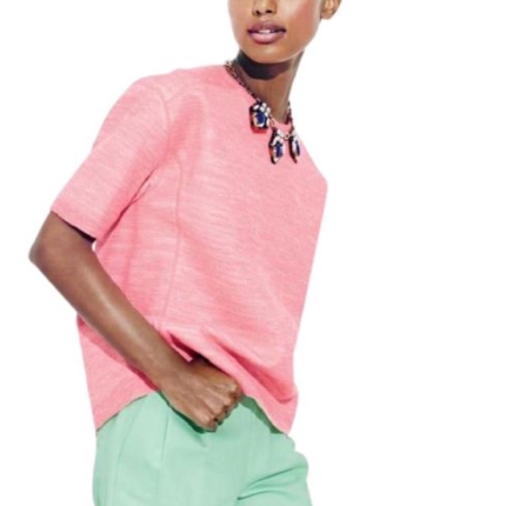 J.CREW  Mint Pleated Shorts Size 4 Cotton Piqué - Picture 2 of 4