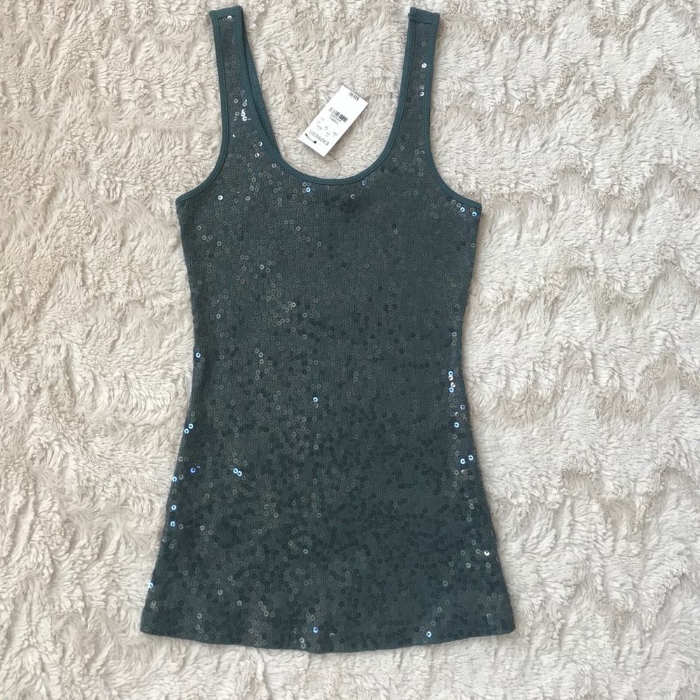Express Sequin Tank Top