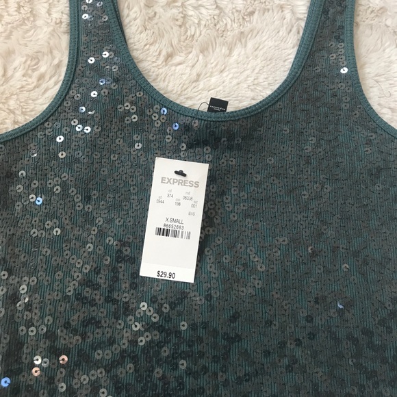Express Sequin Tank Top - Picture 4 of 8