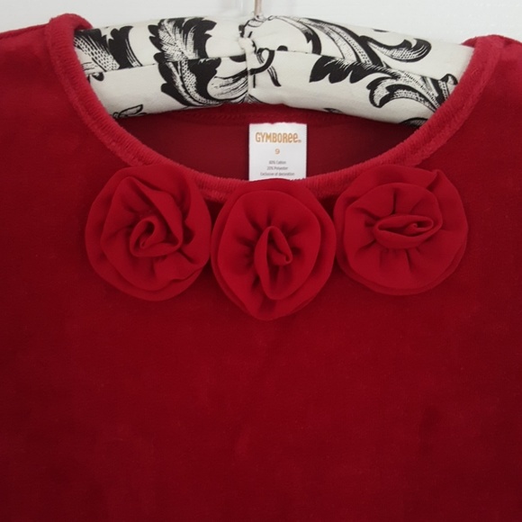 Velour Gymboree Dress Size 9 - Picture 2 of 3