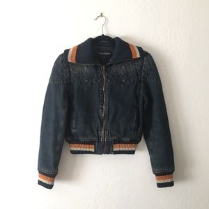 Steve Madden - Cropped denim jacket, S
