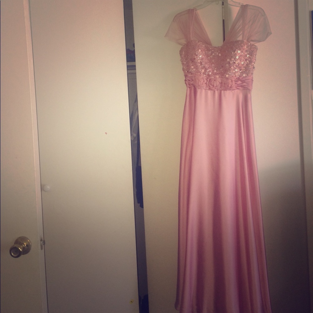 New SILK Pink dress