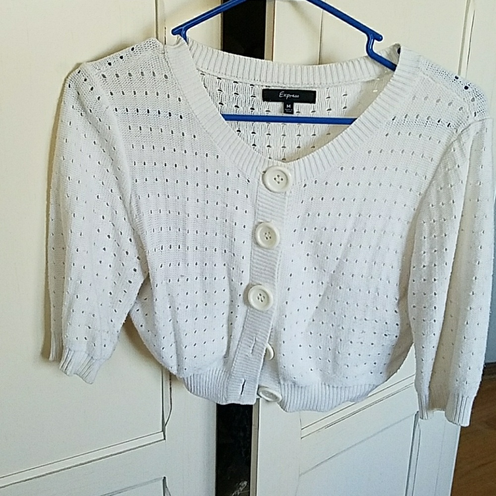 Express Cropped Cardigan
