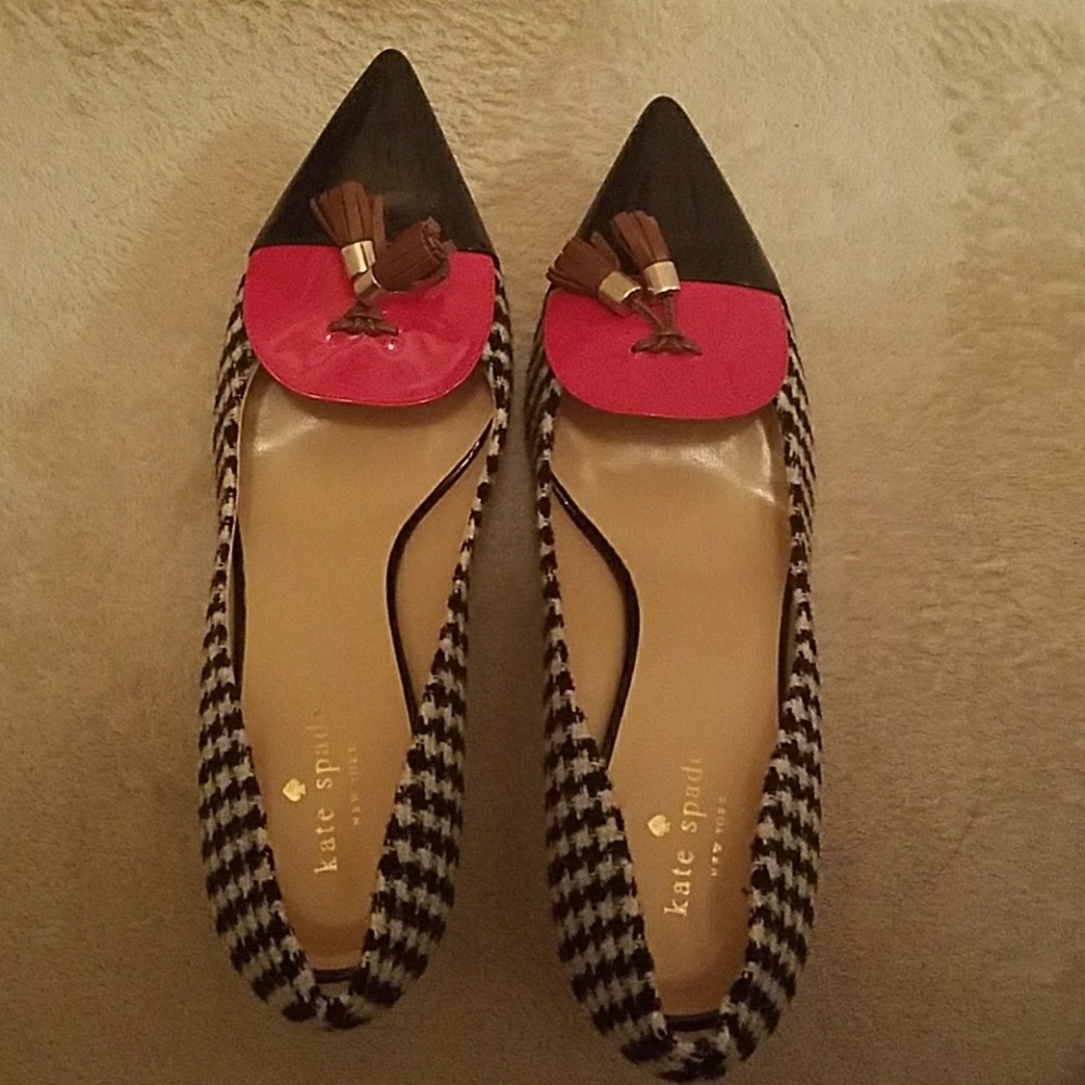 Kate spade patterned pumps