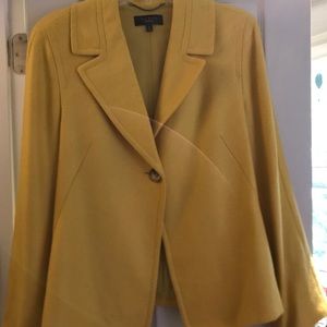 Yellow  Talbots jacket (70% wool)