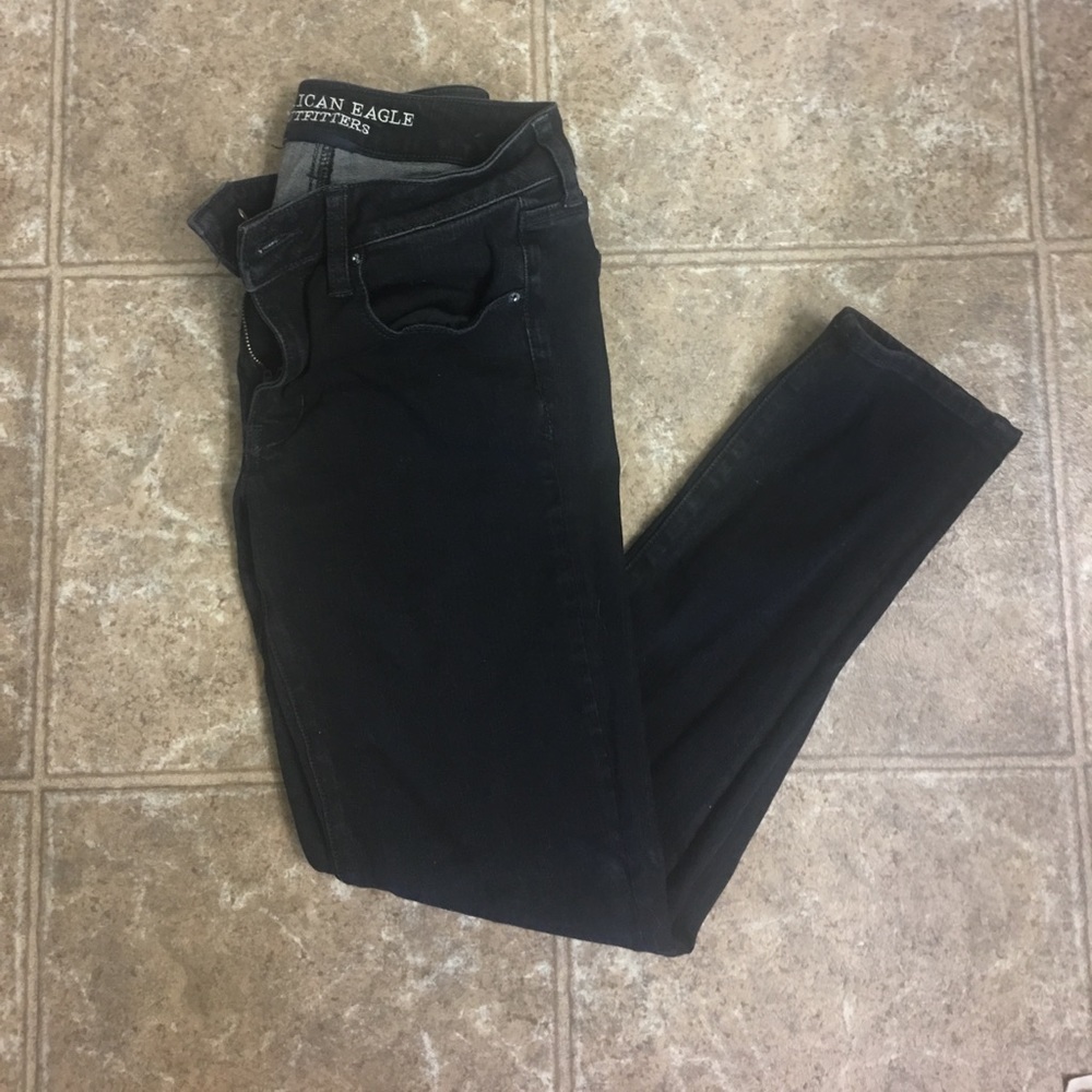 American Eagle Black Skinny Jeans