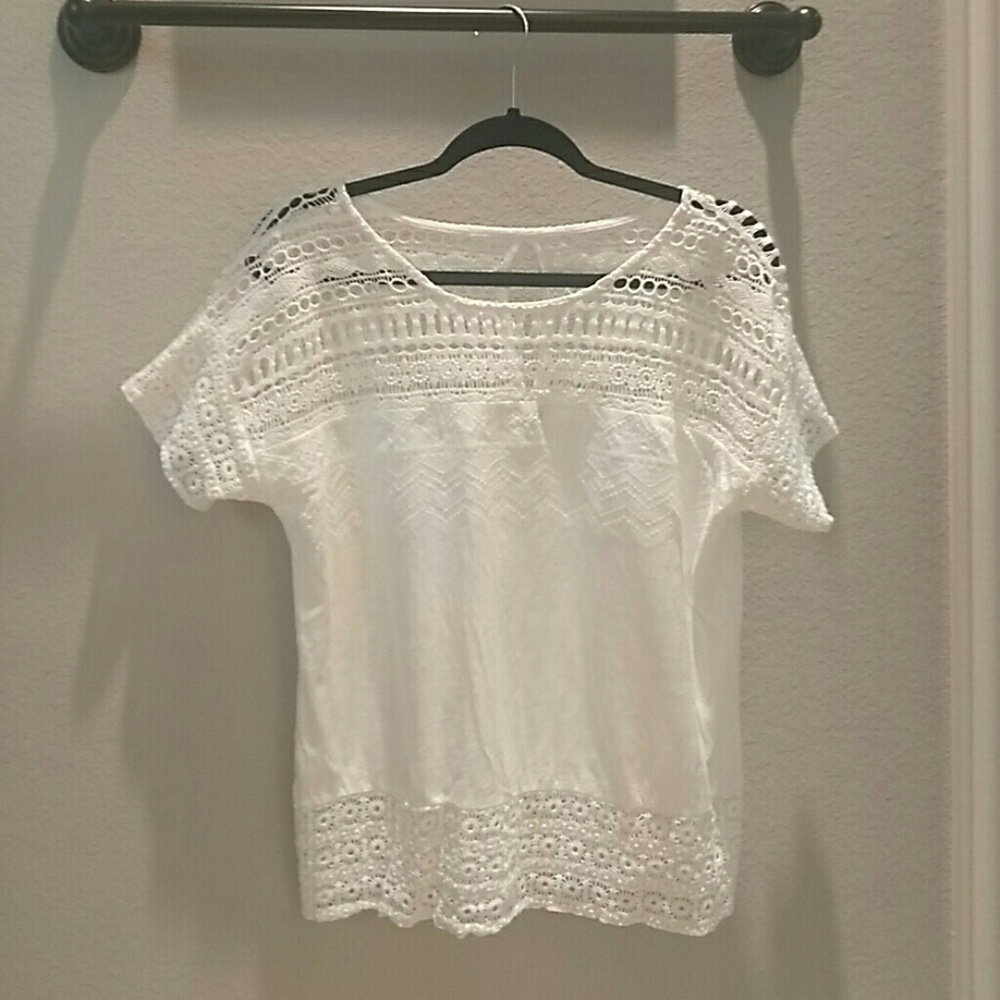 White Ann Taylor Top.