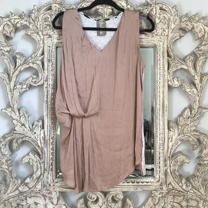 Anthropologie Dolan Tank - Blush / Rose Gold
