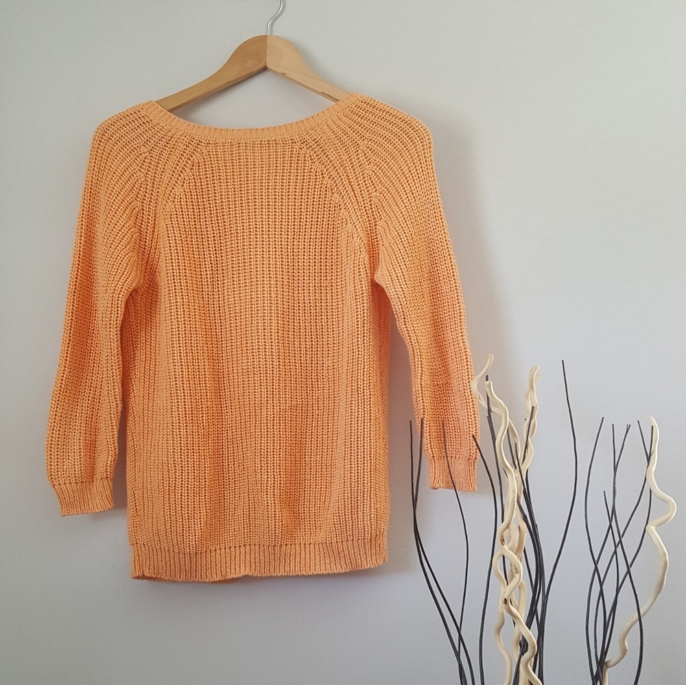 Orange Sweater
