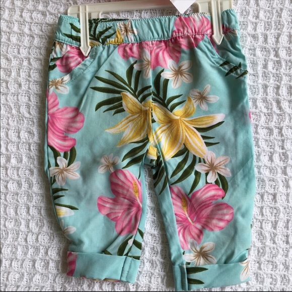 Carter’s Crochet Tank Top & Floral Pants Set New - Picture 4 of 5