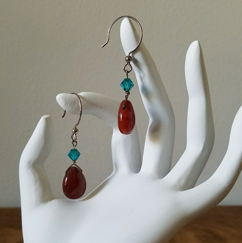 Carnelian earrings