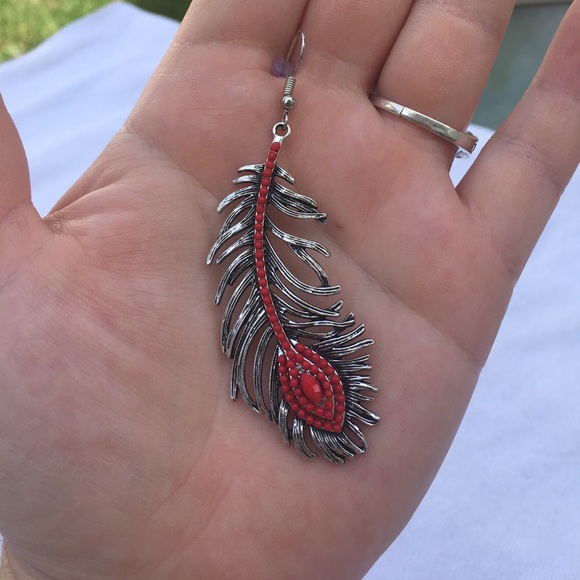 Feather Earrings - Picture 4 of 4