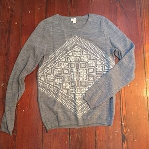 Classic Heather Grey JCrew Sweater