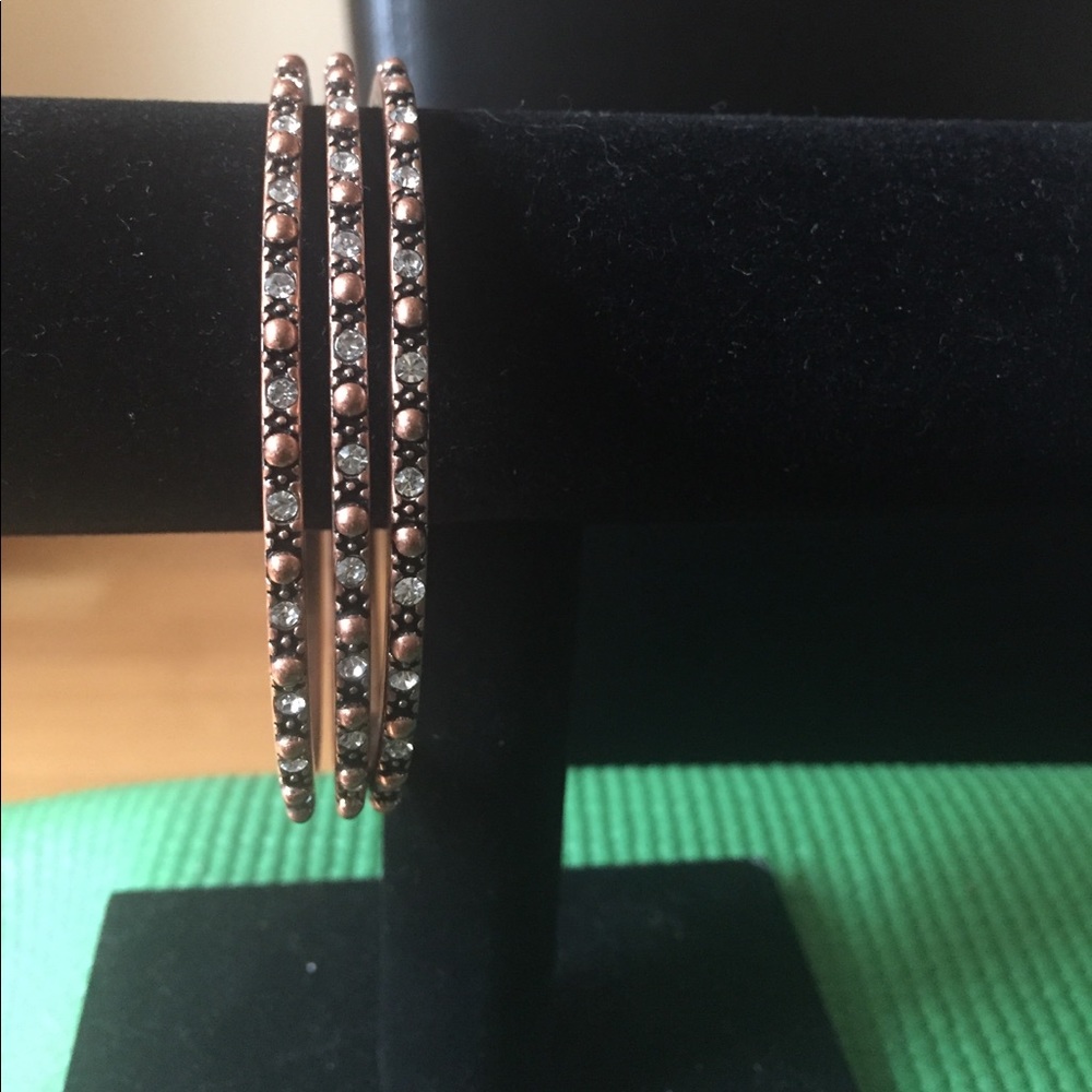 Premier Designs rose gold bracelet (3 bracelets).