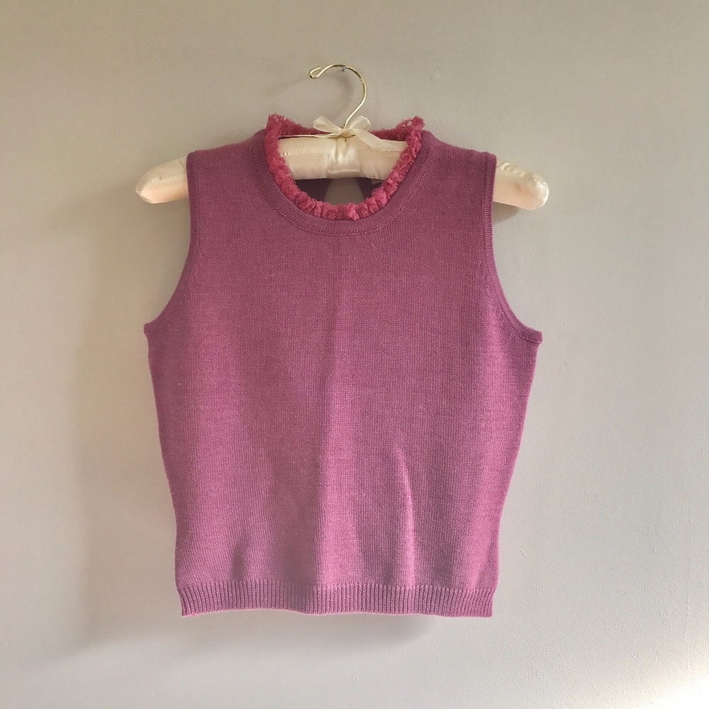 Tracy Reese Wool Sleeveless Sweater