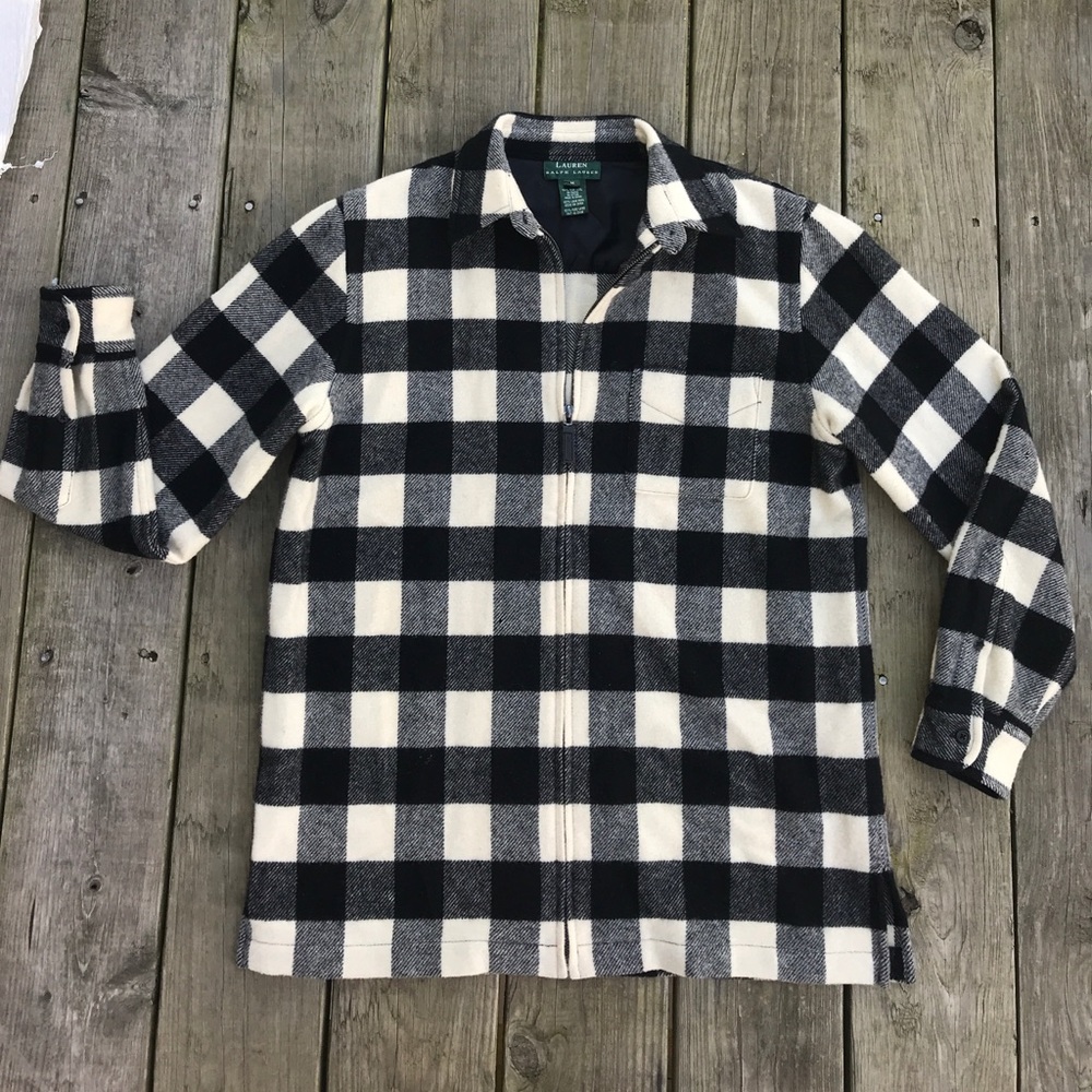 Lauren - Ralph Lauren 100% Wool Zip Up