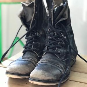 Steve Madden vintage looking combat boots