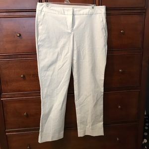 White patterned pants