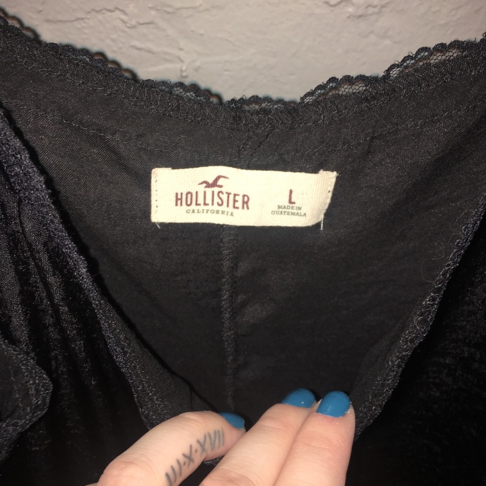 Satin and lace hollister dress