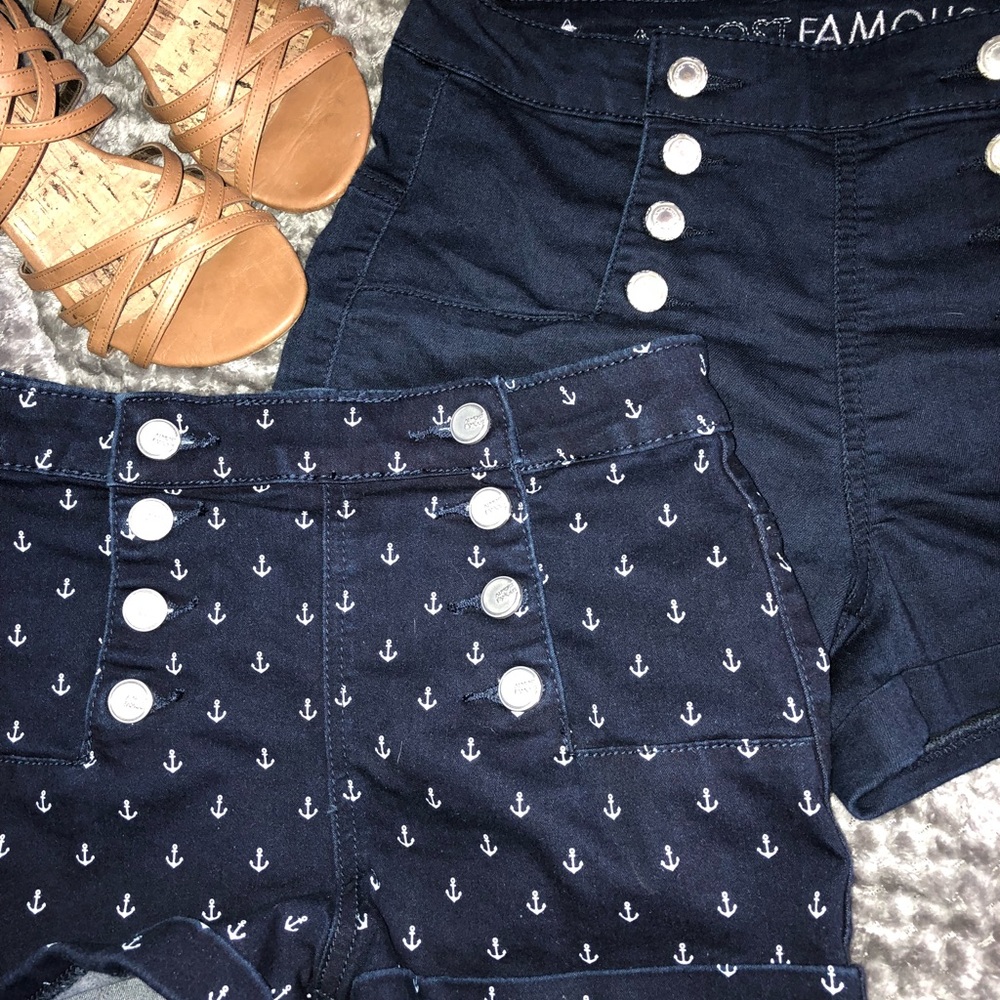 ⛵️⚓️Cute high waisted shorts⚓️⛵️