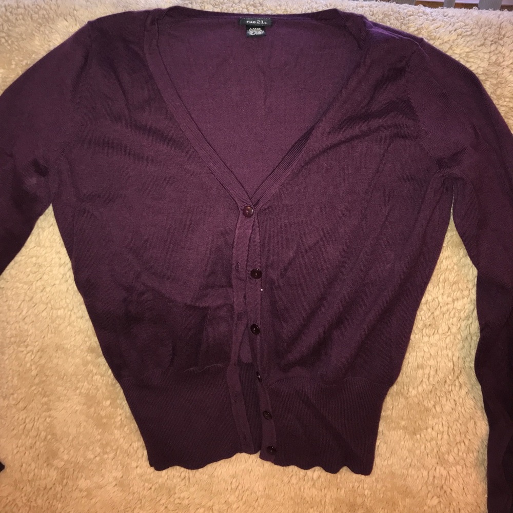 Plum color sweater
