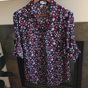 Express Drapey Floral Top
