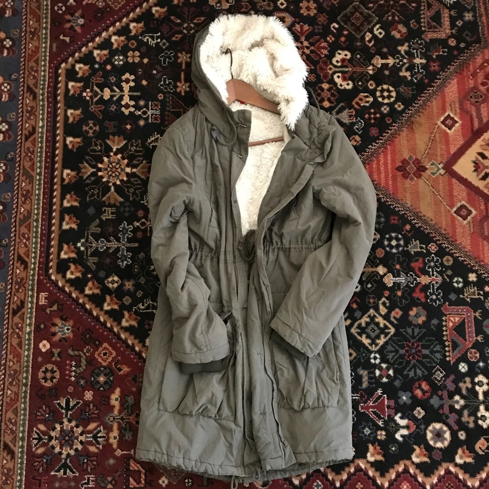 H&M Olive Parka