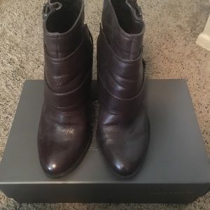 Dark brown boots