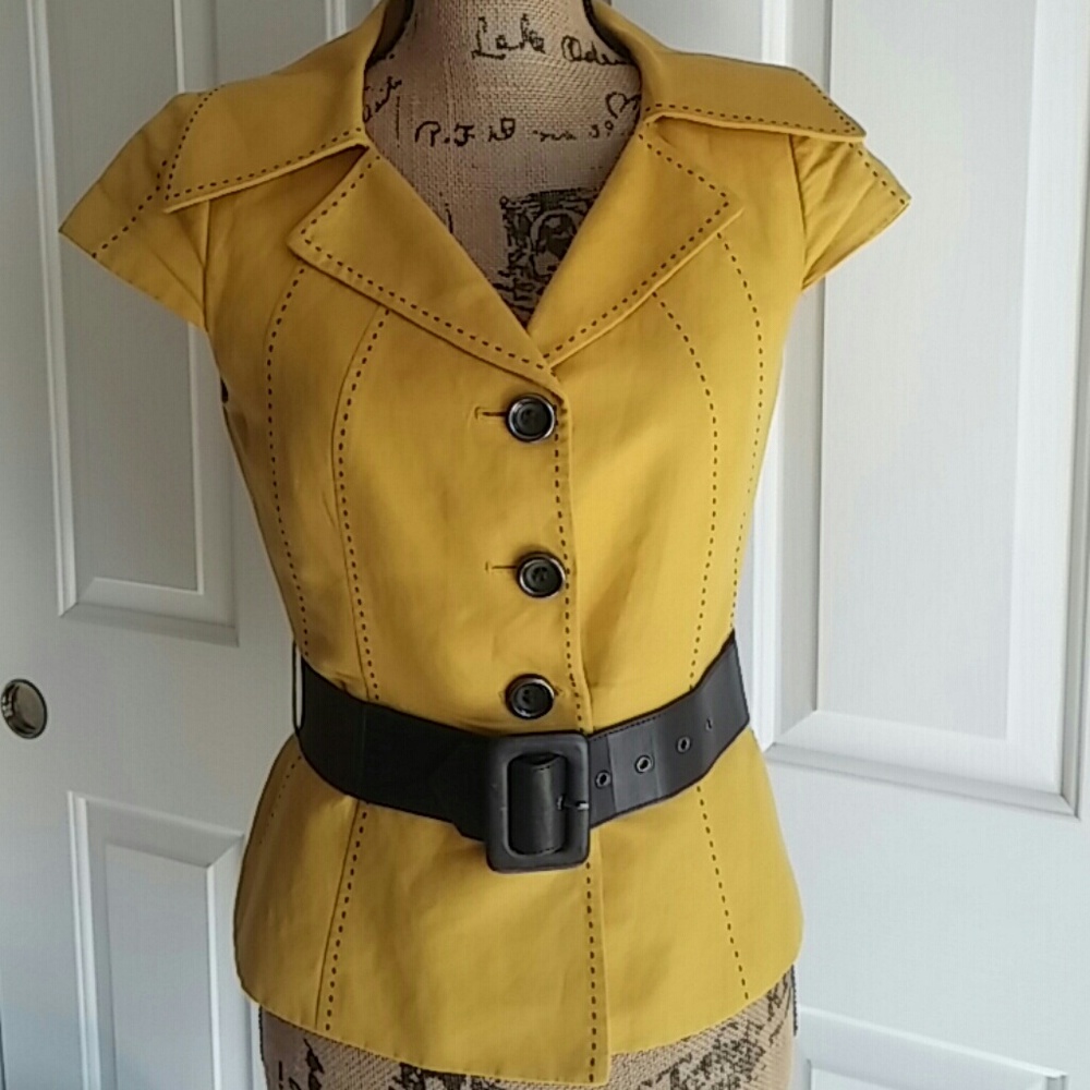 Tahari Cap Sleeve Jacket & Skirt Set