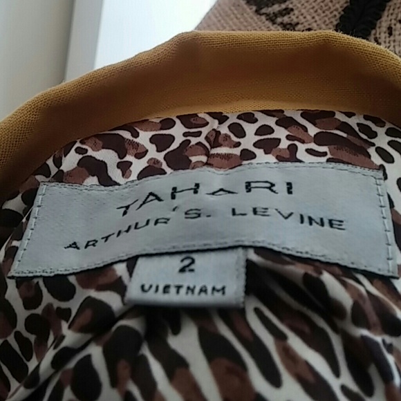 Tahari Cap Sleeve Jacket & Skirt Set - Picture 2 of 2