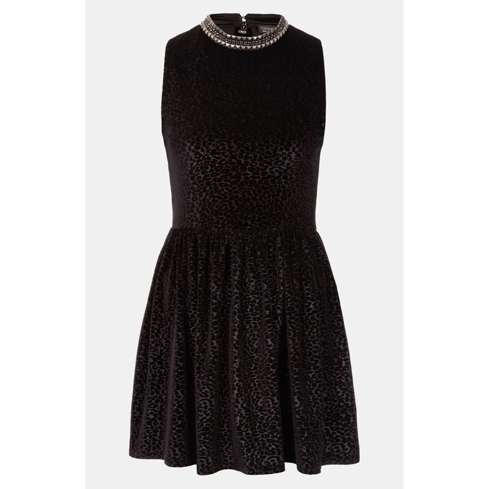 Velvet topshop dress