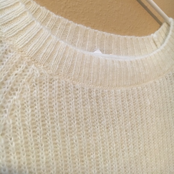 ~Sold~Cream knit sweater! - Picture 3 of 4