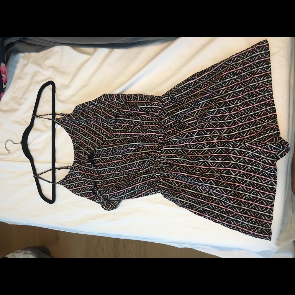 Patterned romper