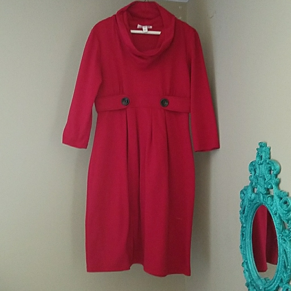 Cowl Neck Holiday Dress