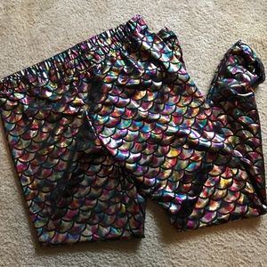 NEW Lotus Leggings mermaid leggings 16/18 4x