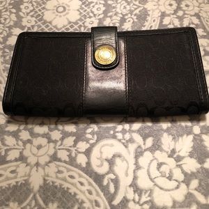 Black Coach Wallet