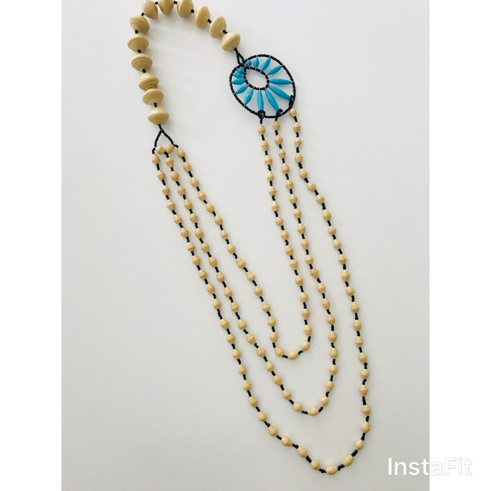 ✅GORGEOUS AND UNIQUE HANDMADE BEADED NECKLACE