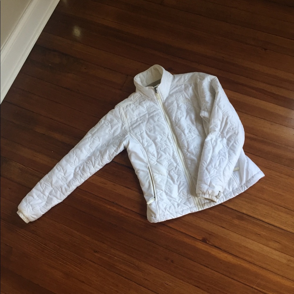 North Face White Puffer Jacket Size Medium