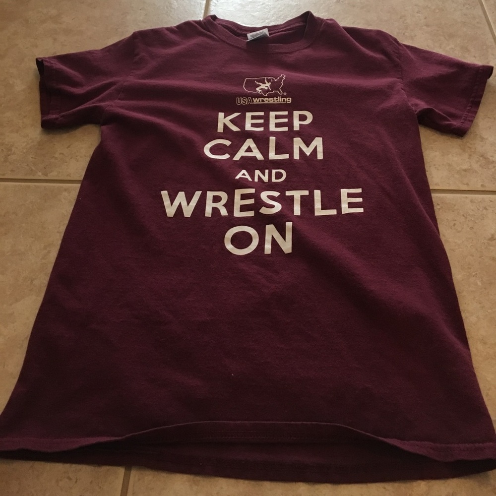USA wrestling tee