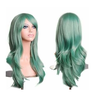 28" Green Wig