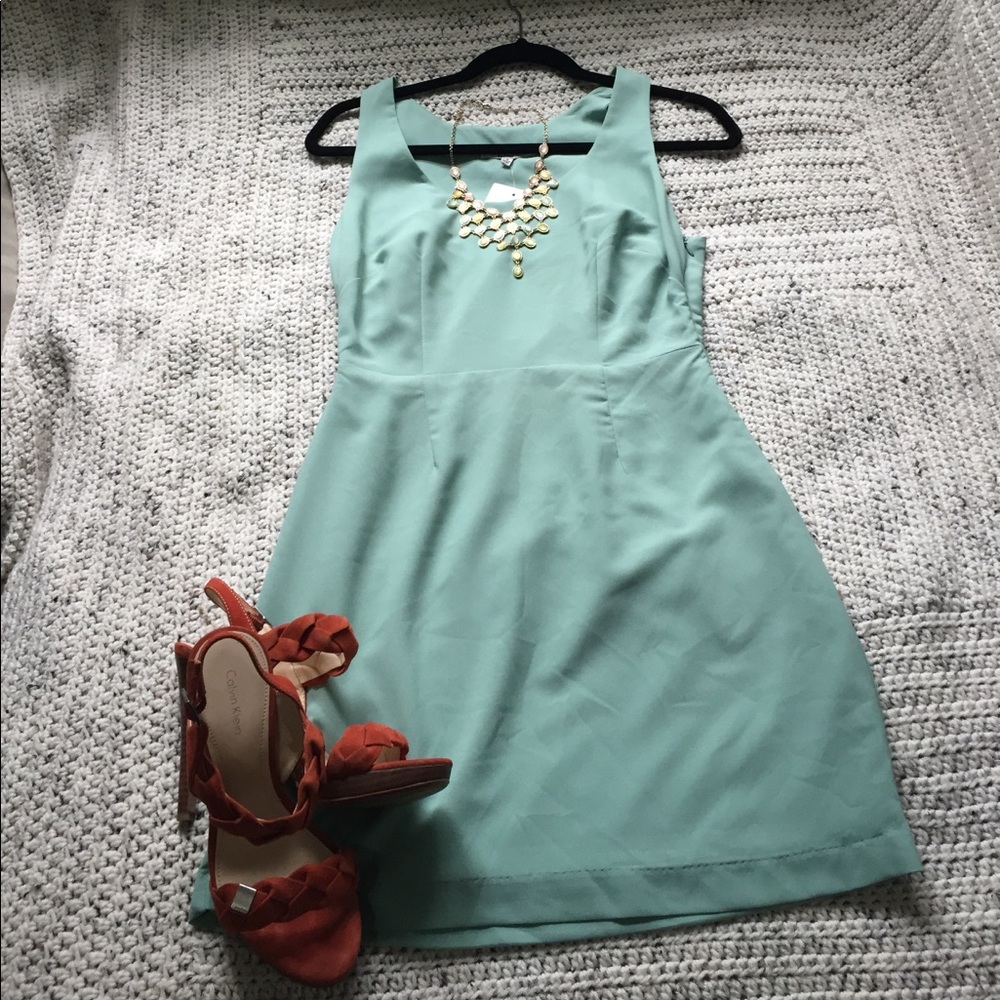 Mint Green Dress
