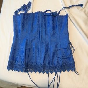 Blue corset