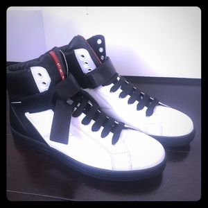 Prada brand new men's high top sneakers