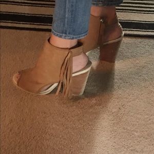 ALDO fringe booties