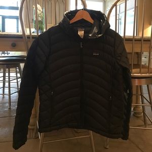Patagonia Black “sweater” puffer coat