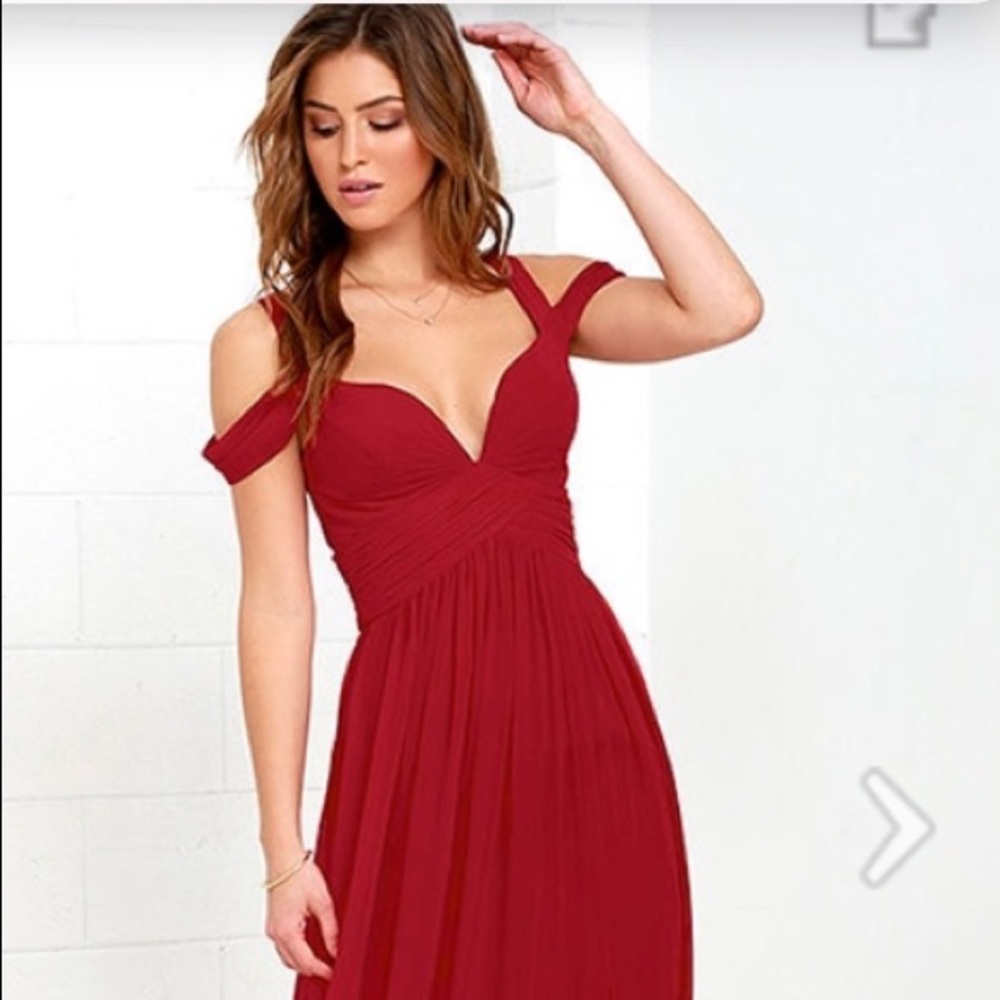 Cold shoulder formal dress