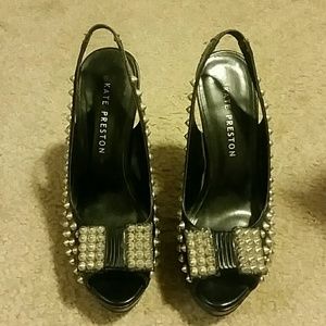 Studded high heels