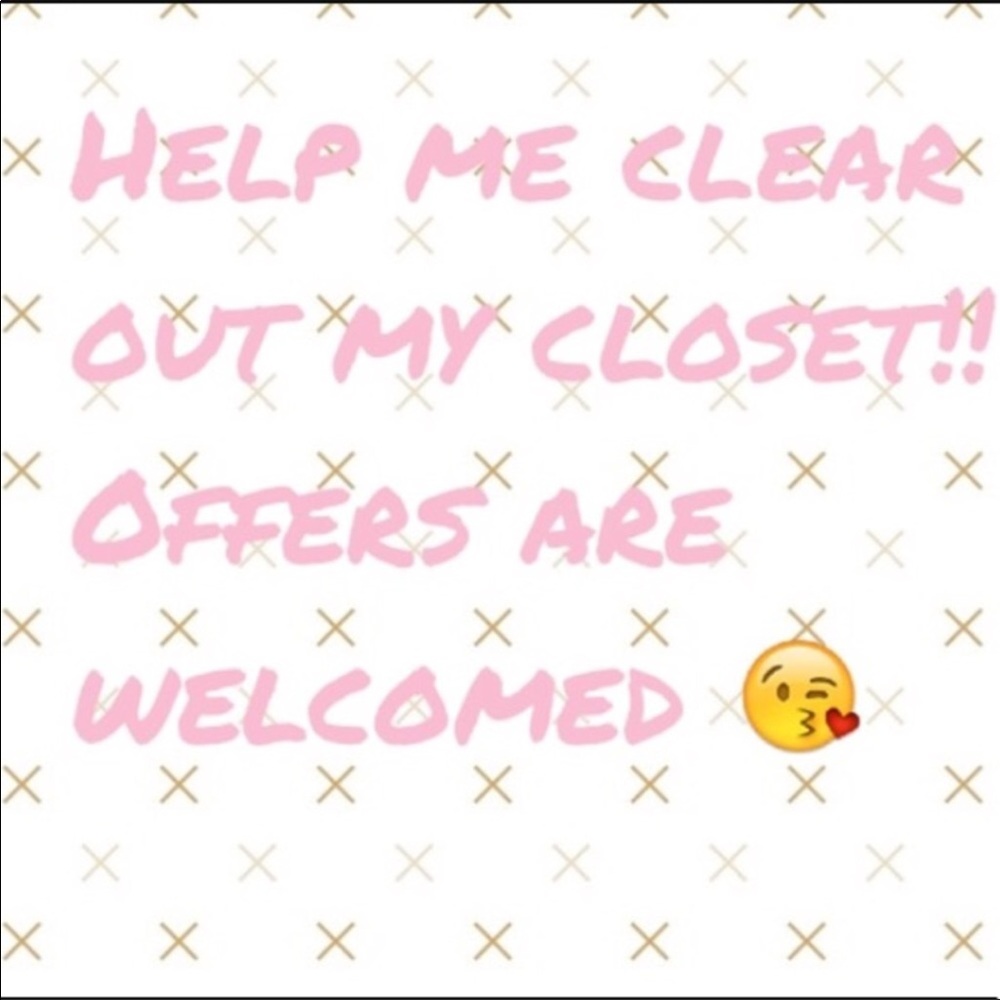 Help me clear my closet offers welcome :)